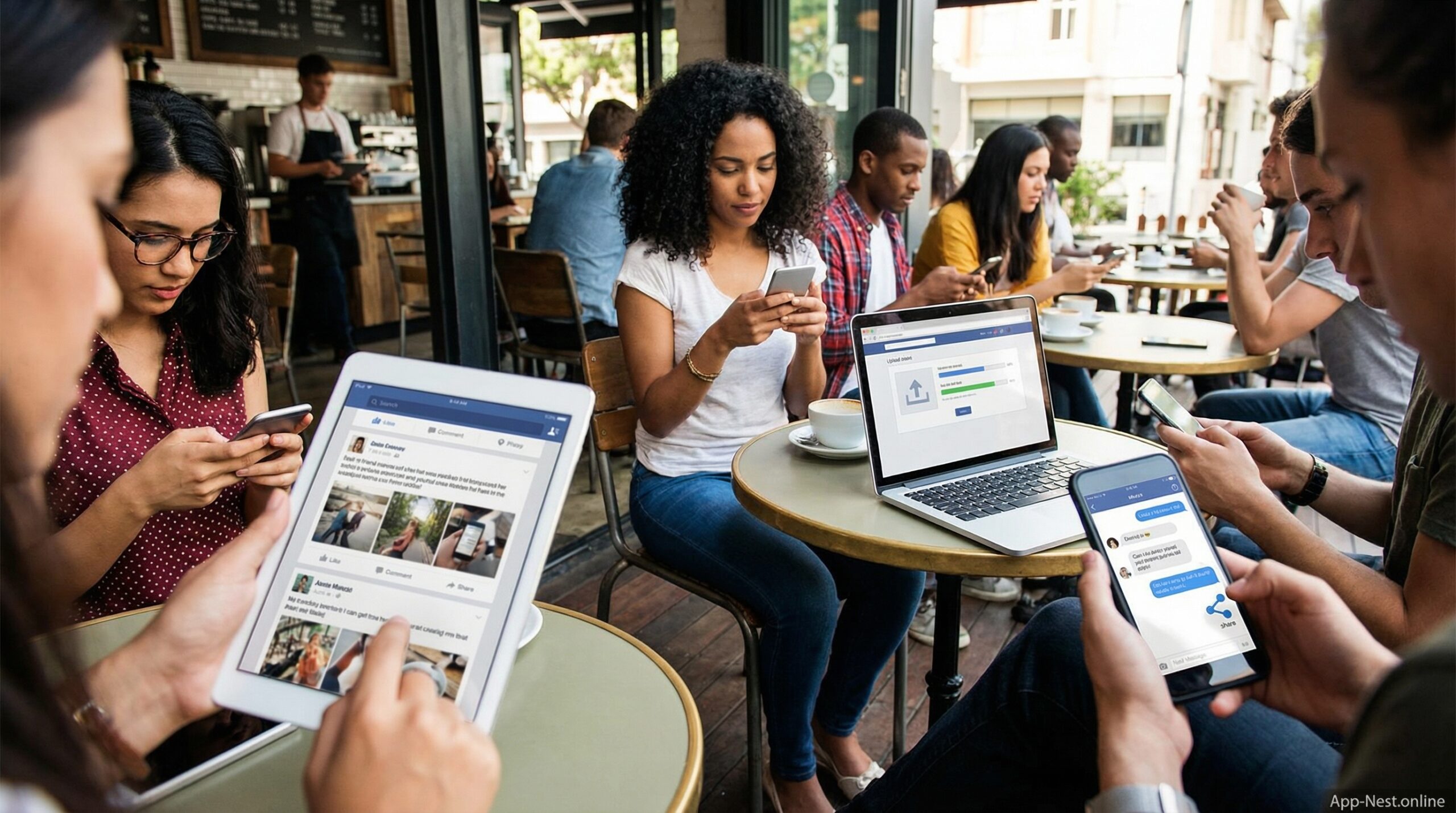 Social Media Communication Apps for Sharing Messages and Content Online